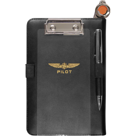 Planchette de vol pour tablette mini et documents de vol.
