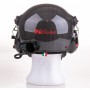 N'Volo Casque en carbone avec headsets double jacks PELTOR OPTIME II