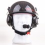 N'Volo Casque en carbone avec headsets double jacks PELTOR OPTIME II