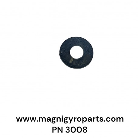 MAGNI Plain washers large series 4x12 BLACK