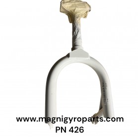 MAGNI Fourche peinte JAUNE standard M24