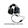 N'Volo Casque en carbone avec headsets double jacks PELTOR X5 37 Db