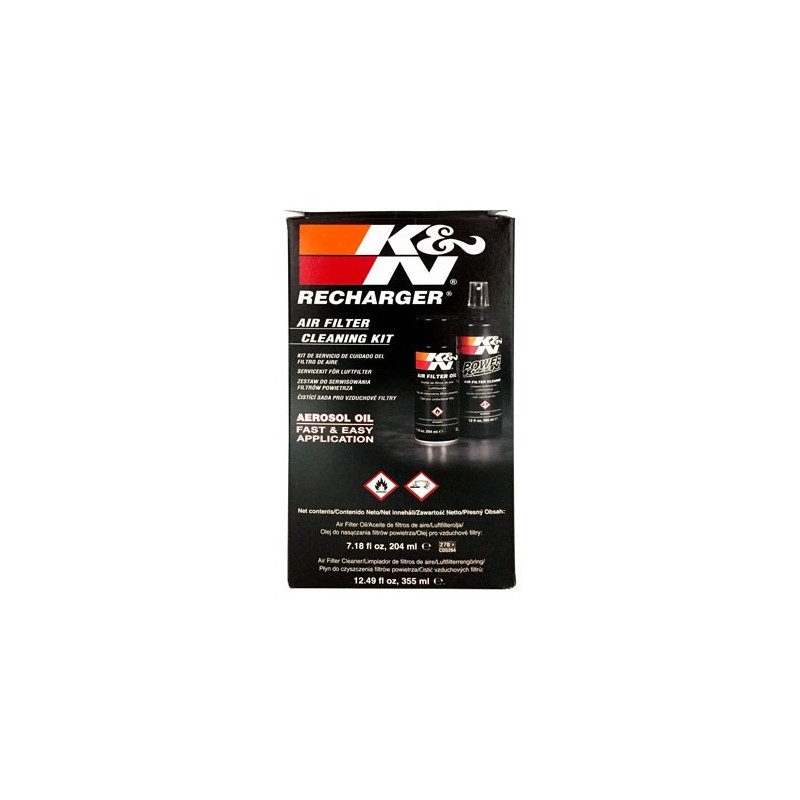 Kit D'entretien K&N Nettoyant + Graissant Pour Filtre à Air - Compatible Ford S-Max Neuf