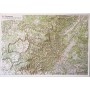 Carte Cevennes IGN en relief 81 x 114