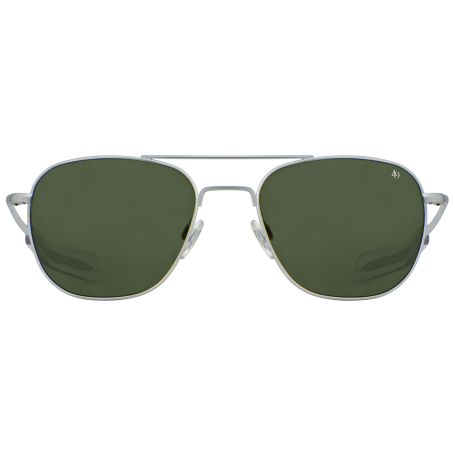 Lunettes de Soleil Original Pilot Matte Silver - American Optical